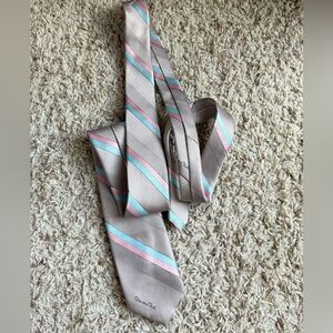 Oscar de la Renta Men’s Striped Tie